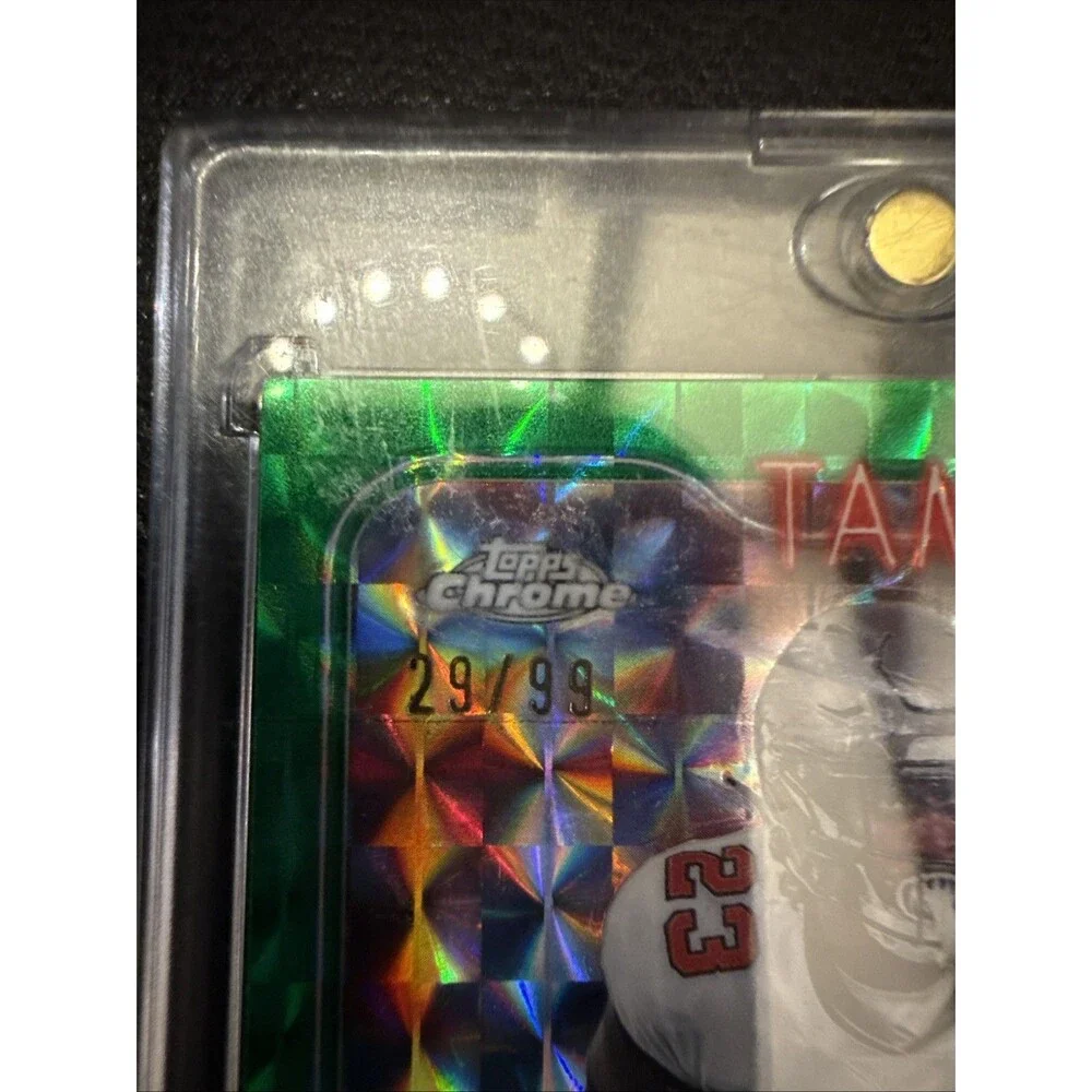 2024 Chrome Rookie Green Geometric Refractor 10/99 Tykee Smith Auto RC 🔥💥